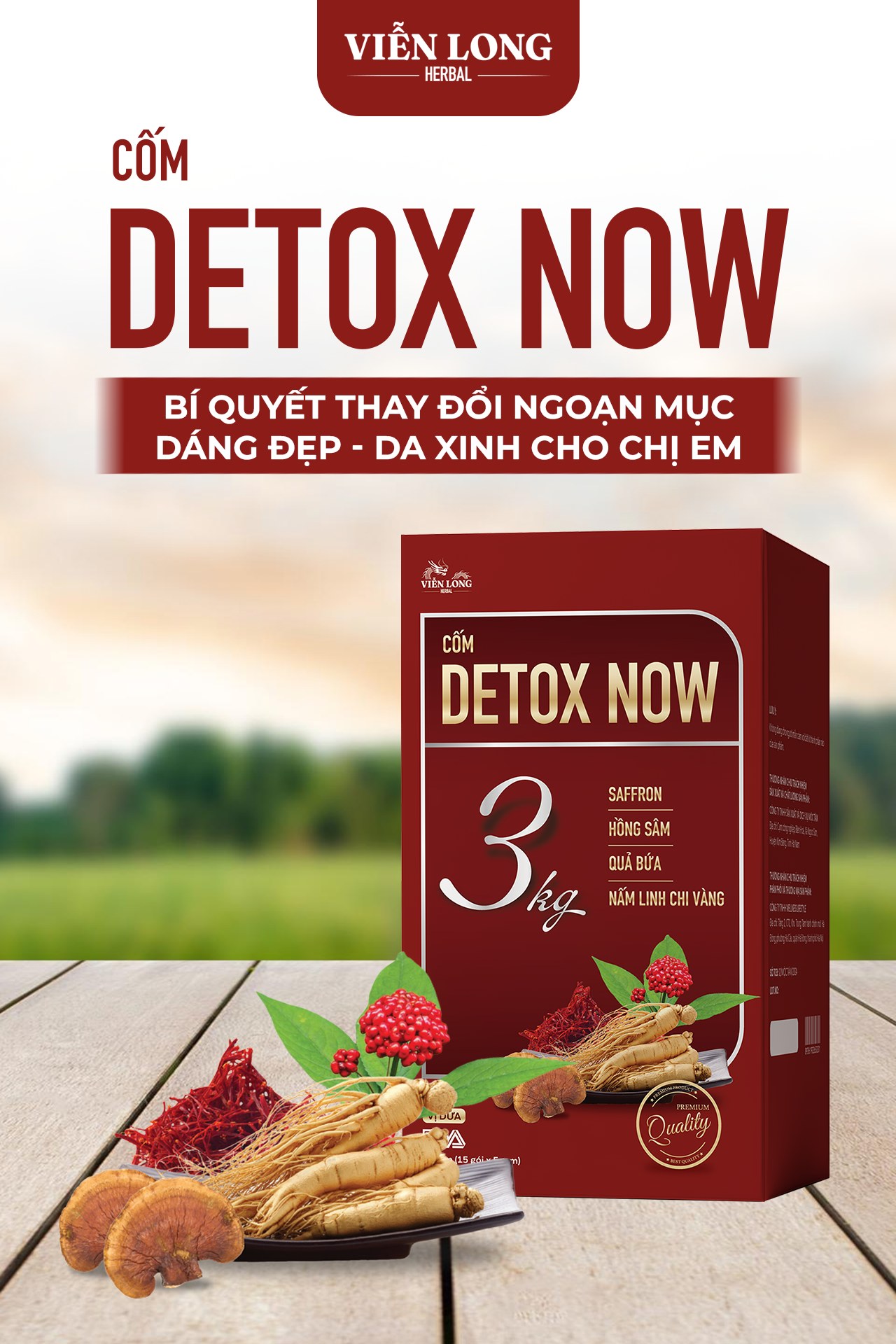 Sản phẩm Cốm Detox Now - giải pháp an toàn và hiệu cho cho người thừa cân