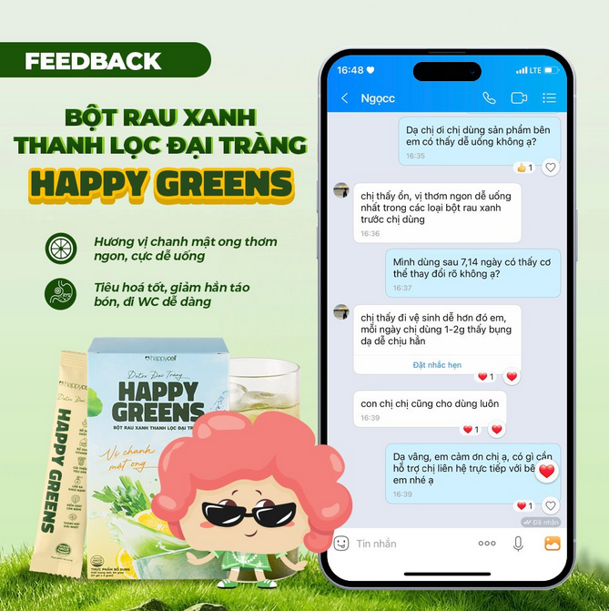 Feedback thực tế của Khách hàng trải nghiệm sản phẩm.