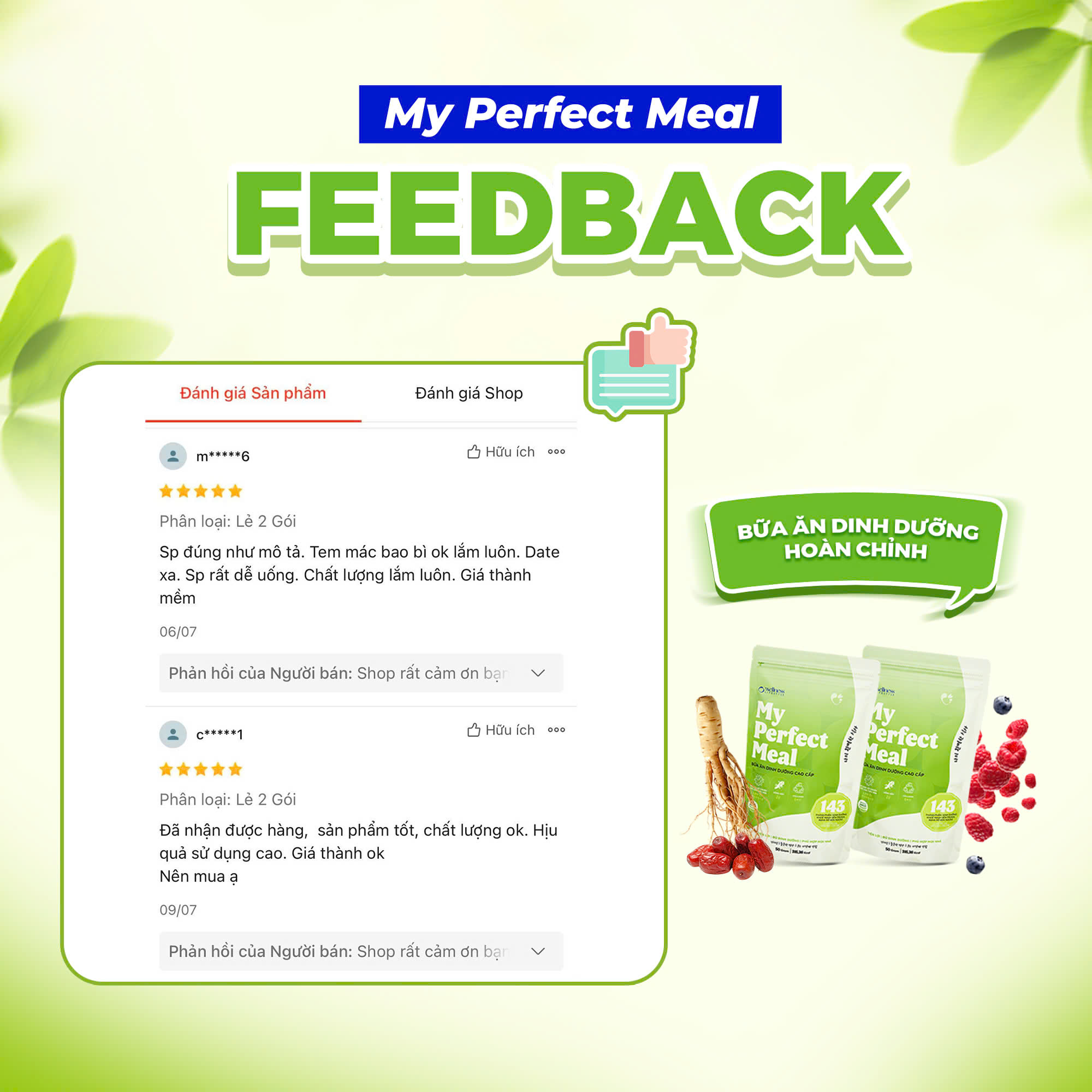 Đánh giá từ khách hàng về Happy Greens